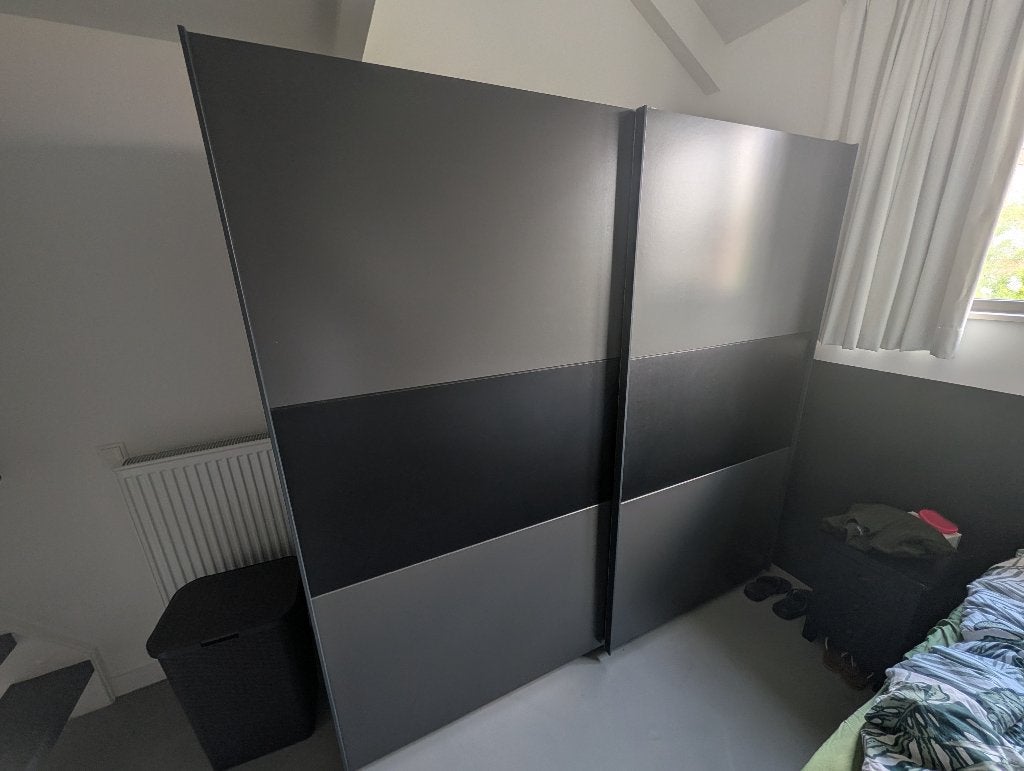 Kledingkast Napoli, Ophalen, Met deur(en), Gebruikt, 200 cm of meer