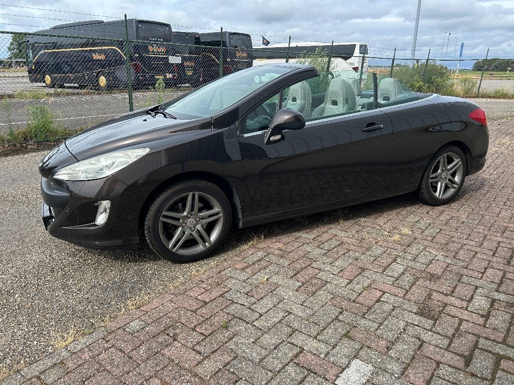 Peugeot 308 1.6 THP CC 2009 Bruin, Auto's, Euro 5, 1487 kg, Beige, 4 cilinders