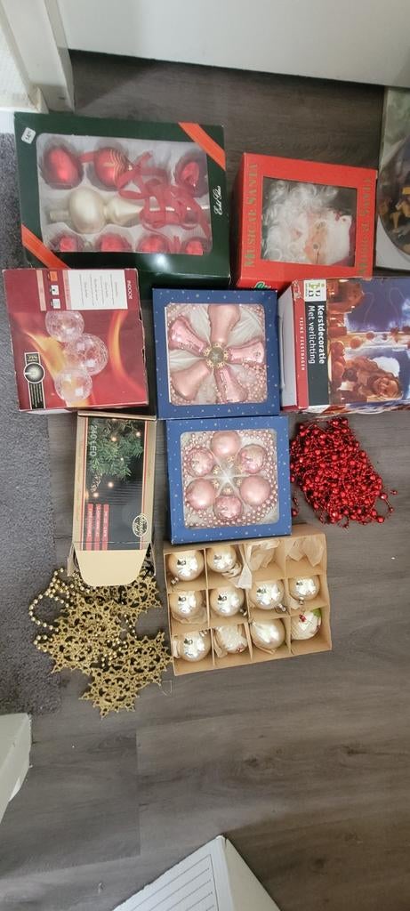 Diverse vintage kerst spullen, zeer kostbare kerstballen, Ophalen of Verzenden