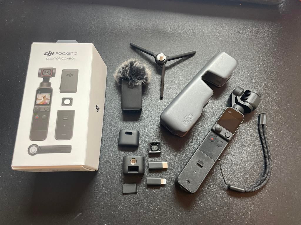 DJI Pocket 2 Creator Combo - Nieuwstaat met accessoires, Ophalen of Verzenden, Zo goed als nieuw, Overige merken