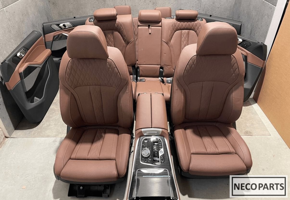 BMW X5 G05 LCI INTERIEUR SET STOELEN VERWARMD COMPLEET, Auto-onderdelen, Interieur en Bekleding, Gebruikt, -, -, Ophalen of Verzenden