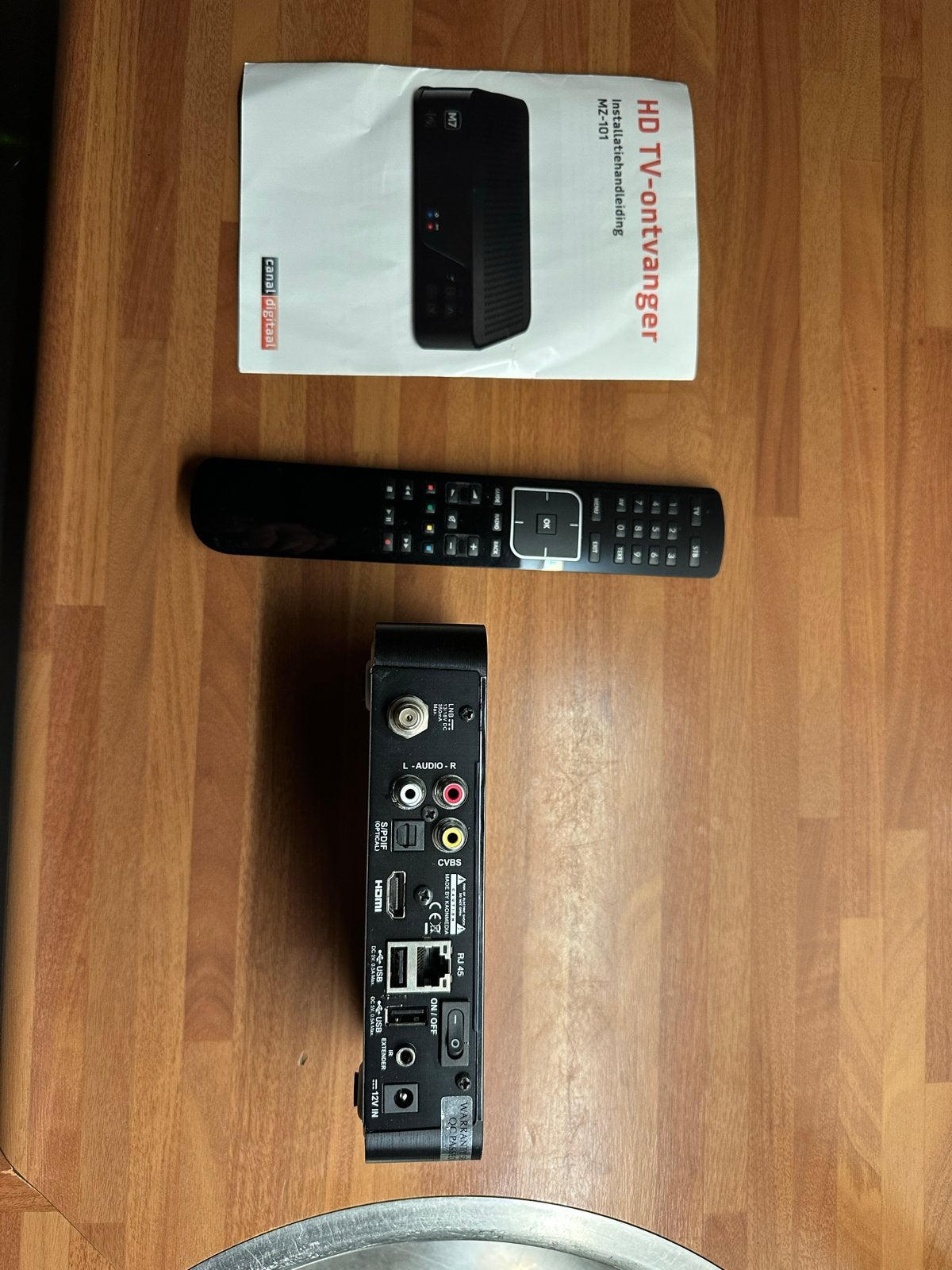 HD TV-ontvanger Canal Digitaal MZ-101 met afstandsbediening, Ophalen, Gebruikt, Decoder