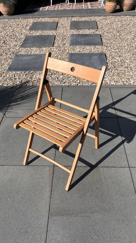 3 stuks houten klapstoel IKEA, Ophalen, Gebruikt, Overige kleuren, Drie