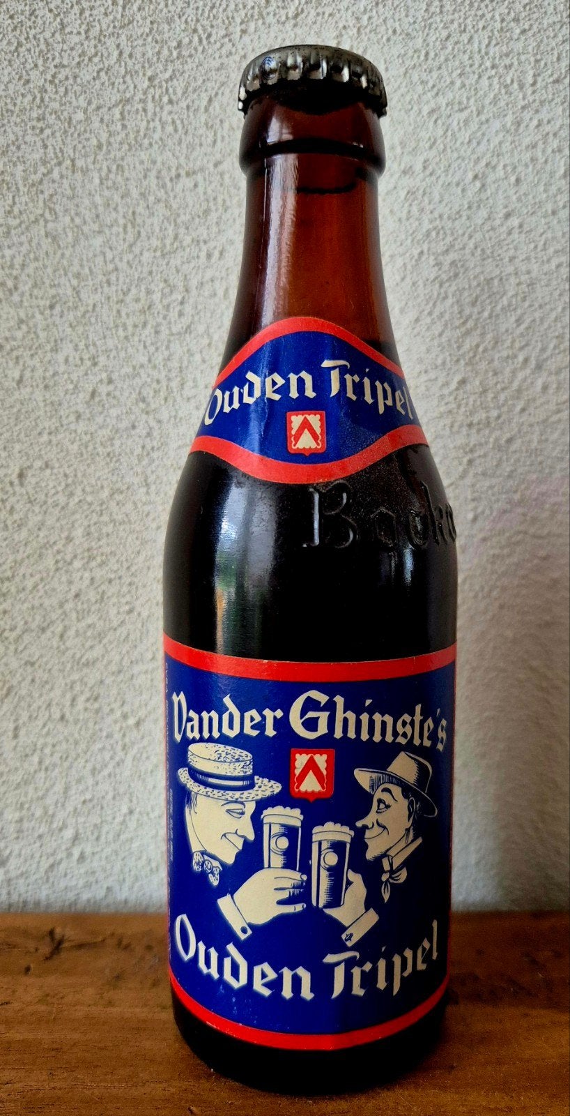fles 1982 Vander Ghinste’s Ouden Tripel Brouwerij Omer, Verzamelen, Ophalen of Verzenden, Zo goed als nieuw, Flesje(s), Overige merken