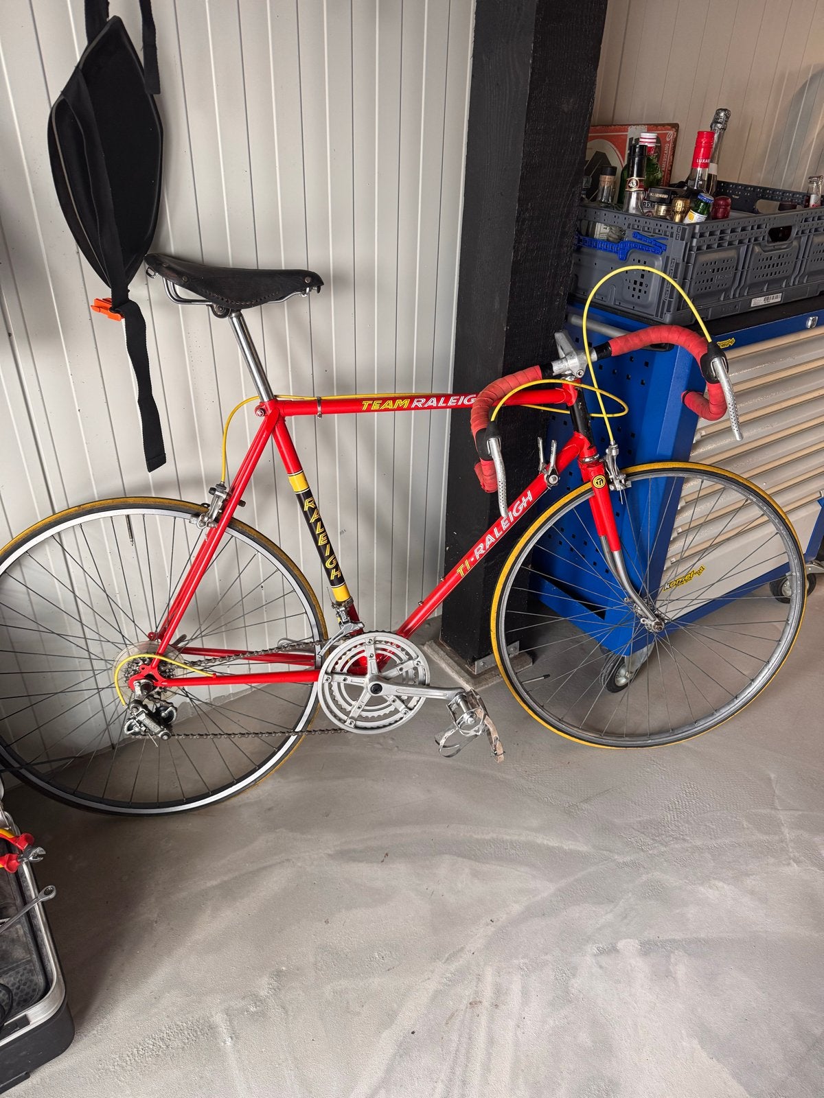 Vintage Raleigh racefiets - Mist 1 pedaal, Overige merken, 28 inch, Gebruikt, Ophalen of Verzenden