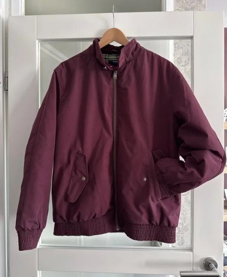 Bershka heren jas (bordeaux, maat L), Kleding | Heren, Maat 52/54 (L), Ophalen of Verzenden, Zo goed als nieuw, Bershka