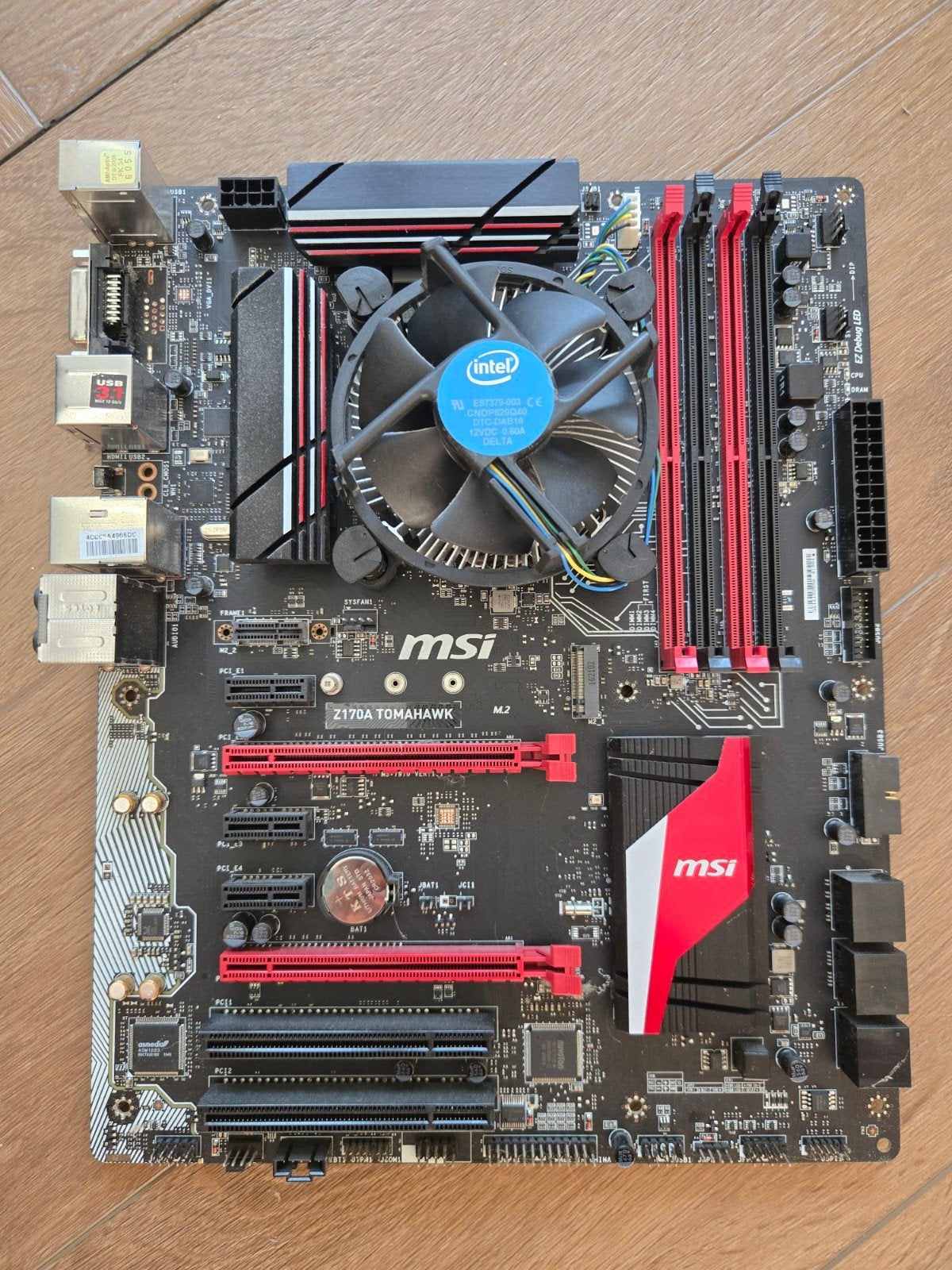 MSI Z170A TOMAHAWK Moederbord met Intel i7 Processor, Computers en Software, Moederborden, Gebruikt, LGA 1151, DDR4, Ophalen of Verzenden