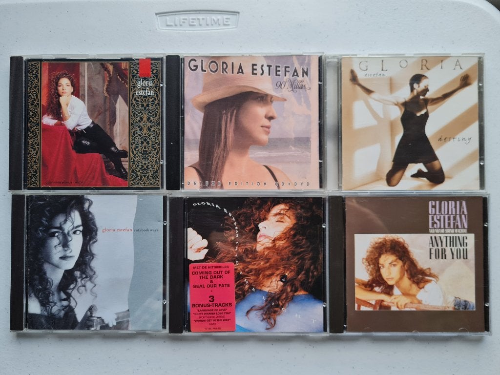 6 CD's Gloria Estefan, Cd's en Dvd's, Ophalen of Verzenden, Zo goed als nieuw