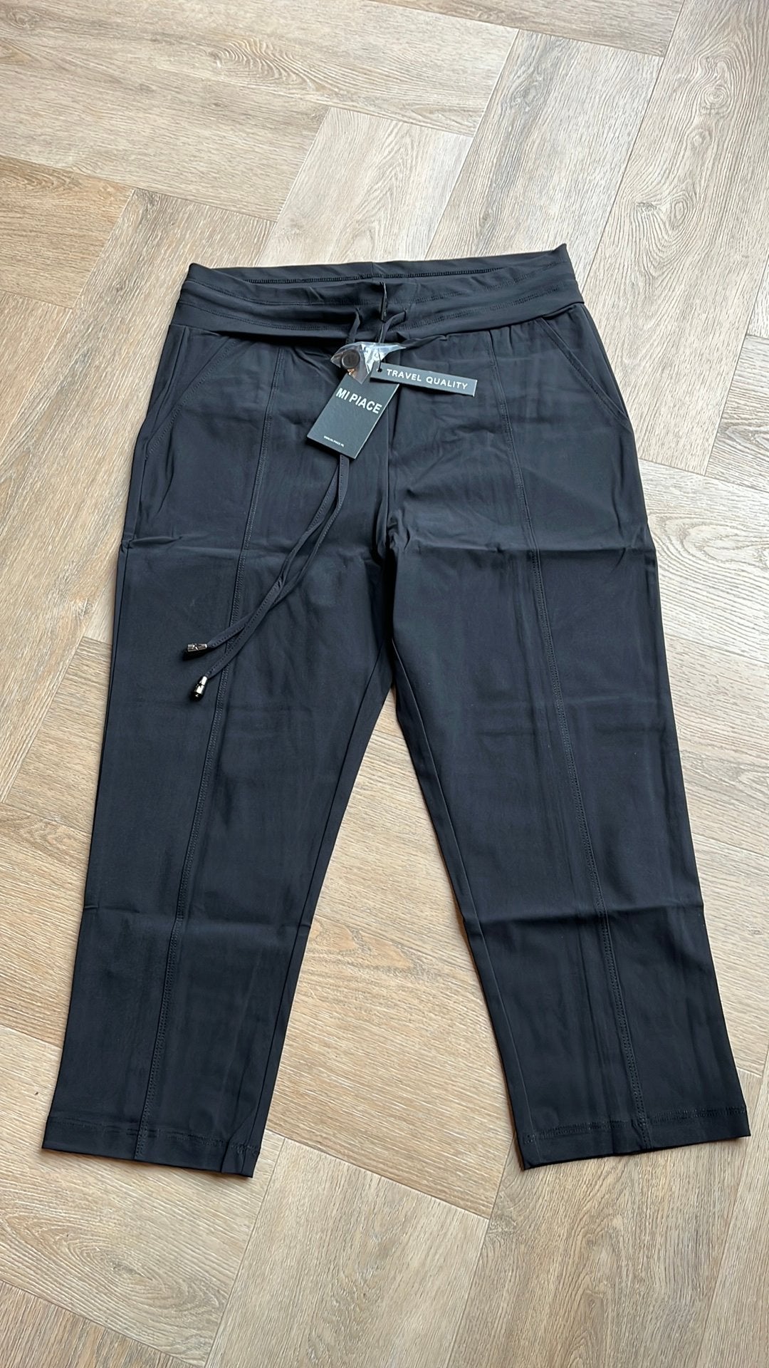Dames capri broek maat L Mi Piace, Zwart, Maat 42/44 (L), Nieuw, Ophalen of Verzenden