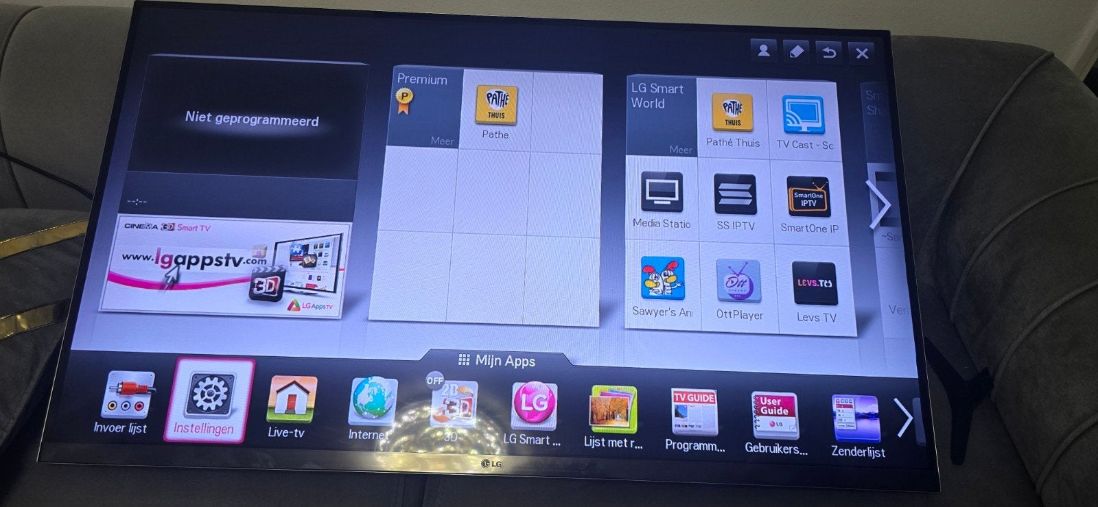 55 inch LG TV - Goede staat, scherpe prijs!, Audio, Tv en Foto, Televisies, Gebruikt, 100 cm of meer, Full HD (1080p), LG, Smart TV