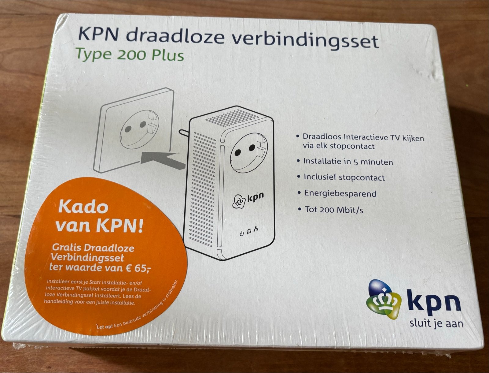 KPN Draadloze Verbindingsset Type 200 Plus, Ophalen of Verzenden, Nieuw, Minder dan 2 meter, Overige kabels