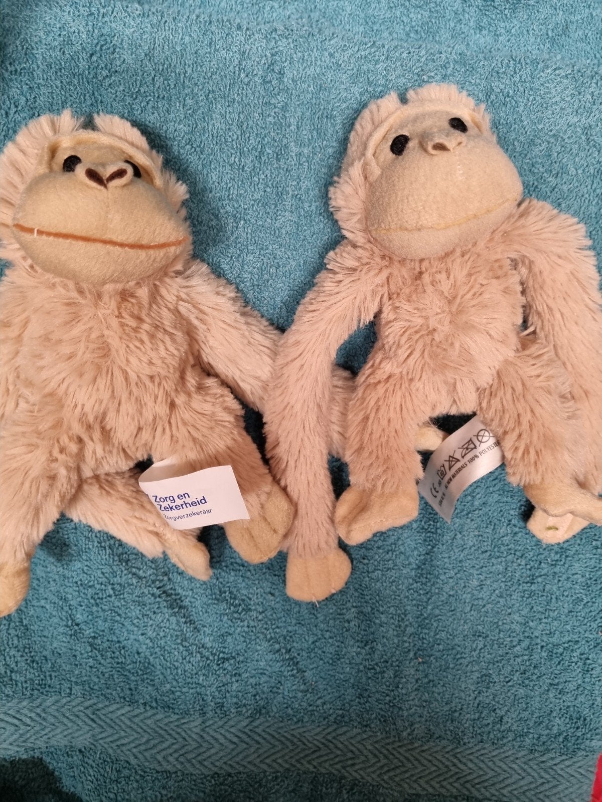 Zorg en zekerheid knuffel aapjes nr 11, Ophalen of Verzenden, Overige typen