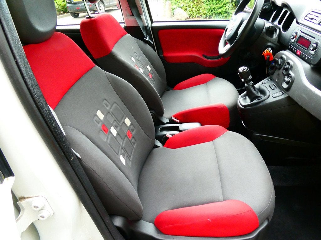 Fiat Panda 1.2i 1e eigenaar 4-Cilinder Airco 117.000km. Hoge, Stof, Gebruikt, Wit, Origineel Nederlands