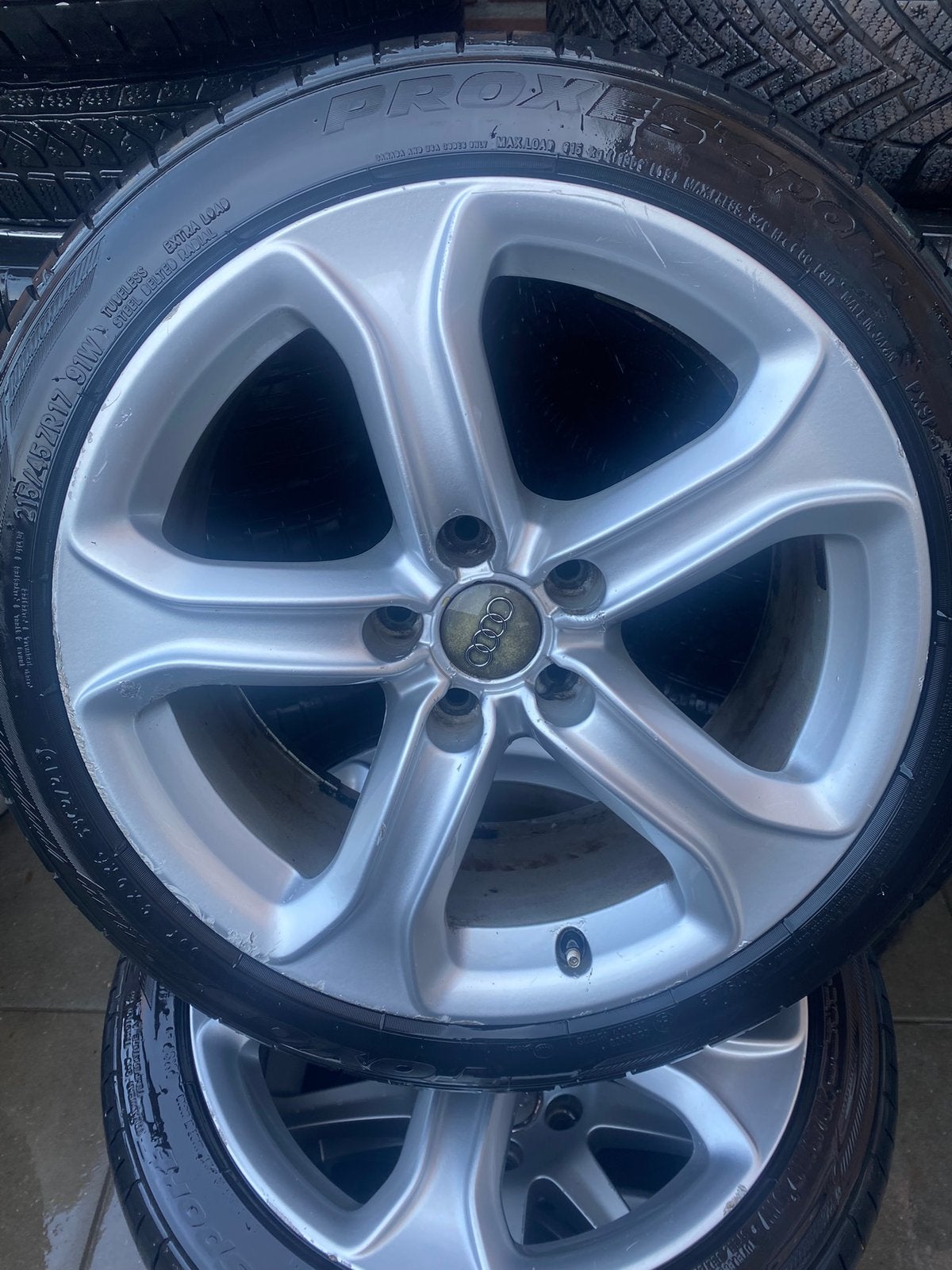 2x 17” 215/45/17R audi, Ophalen, Audi
