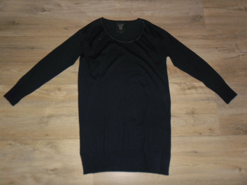 10 Feet Dunne Donkerblauwe Lange Trui / Jurk Maat L, Kleding | Dames, Jurken, Maat 38/40 (M), Blauw, 10 Feet, Ophalen of Verzenden
