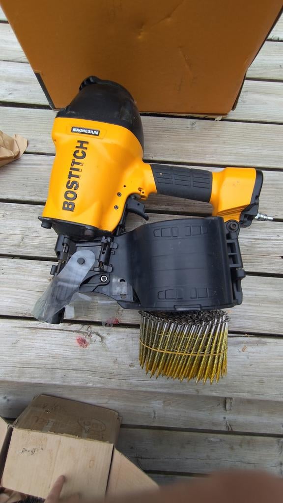 Bostitch N89C Coil Framing Nailer - Krachtige Tackermachine, Ophalen, Gebruikt