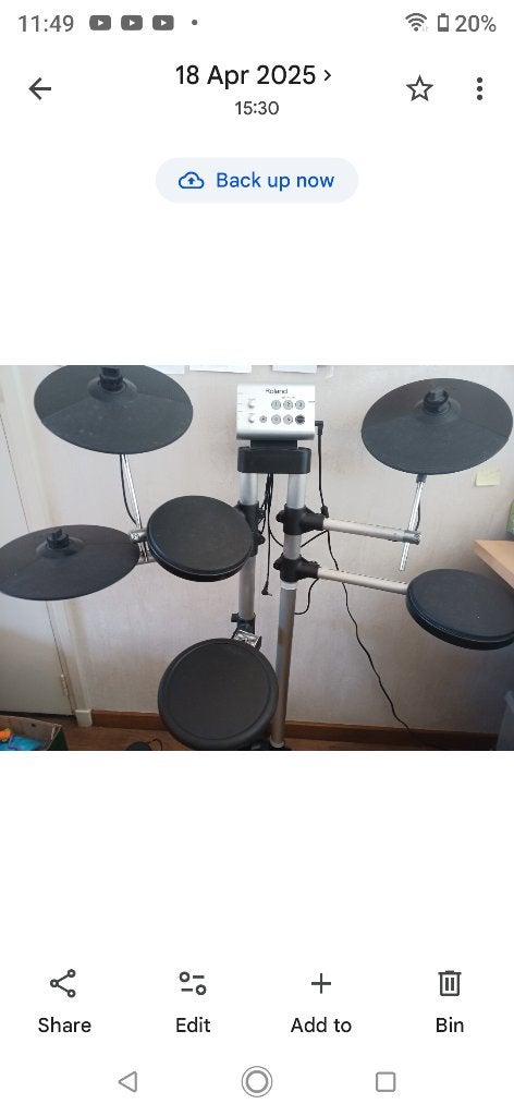 Roland T1 drums, Ophalen of Verzenden, Gebruikt, Roland
