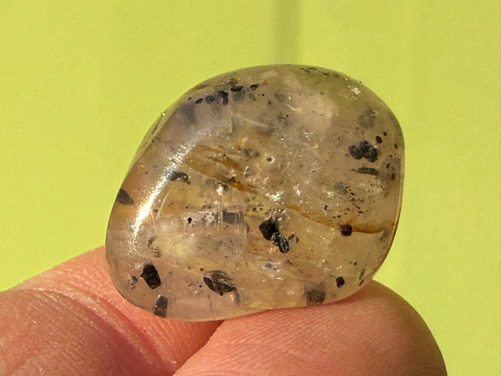Amfiboolkwarts met Pyroxeen broekzaksteen mineralen, Ophalen of Verzenden, Mineraal