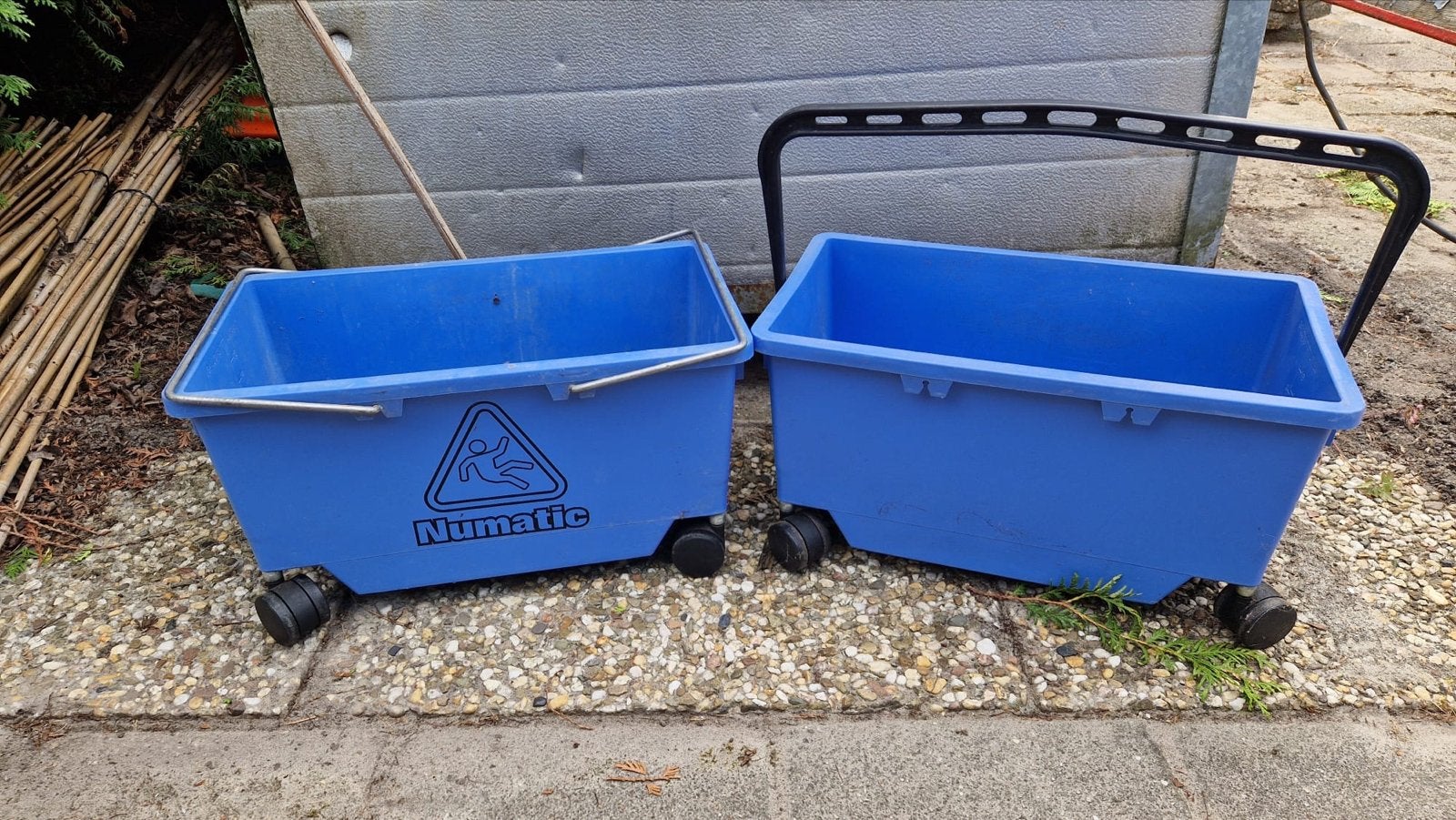 Numatic emmers met wielen - Ideaal voor schoonmaak, Ophalen, Gebruikt, Kunststof, Met handgreep