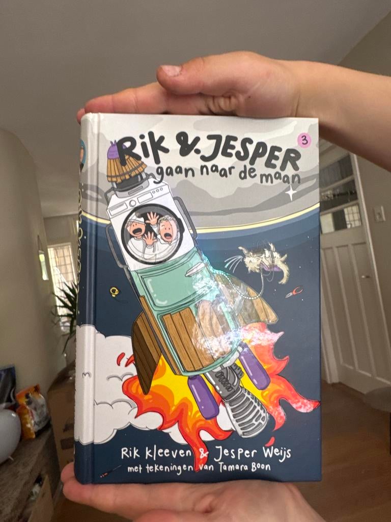 Rik & Jesper gaan naar de maan, deel 3 - Zo goed als nieuw, Ophalen, Zo goed als nieuw, Fictie algemeen