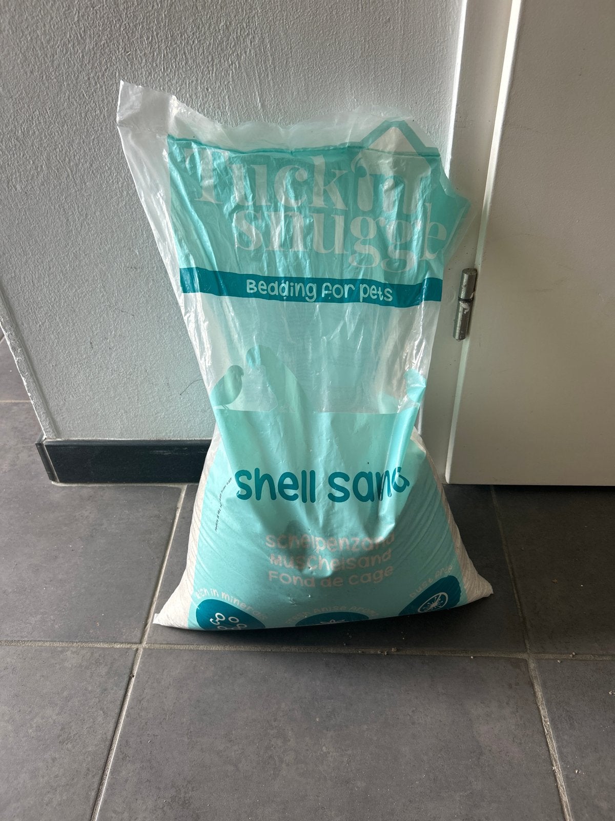 Schelpenzand 10 kilo (aangebroken zak), Ophalen