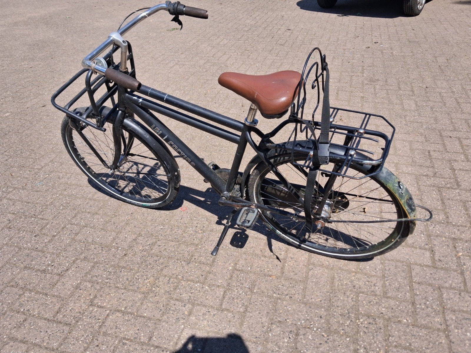 Jongens school fiets met werk, Fietsen en Brommers, Fietsen | Oldtimers, Ophalen, Terugtraprem, Cortina U4 transportfiets