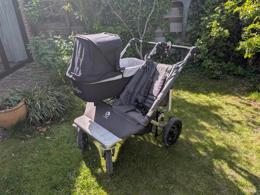 Easywalker duowagen / dubbele kinderwagen of buggy, Gebruikt, Duowagen, Combiwagen, Ophalen