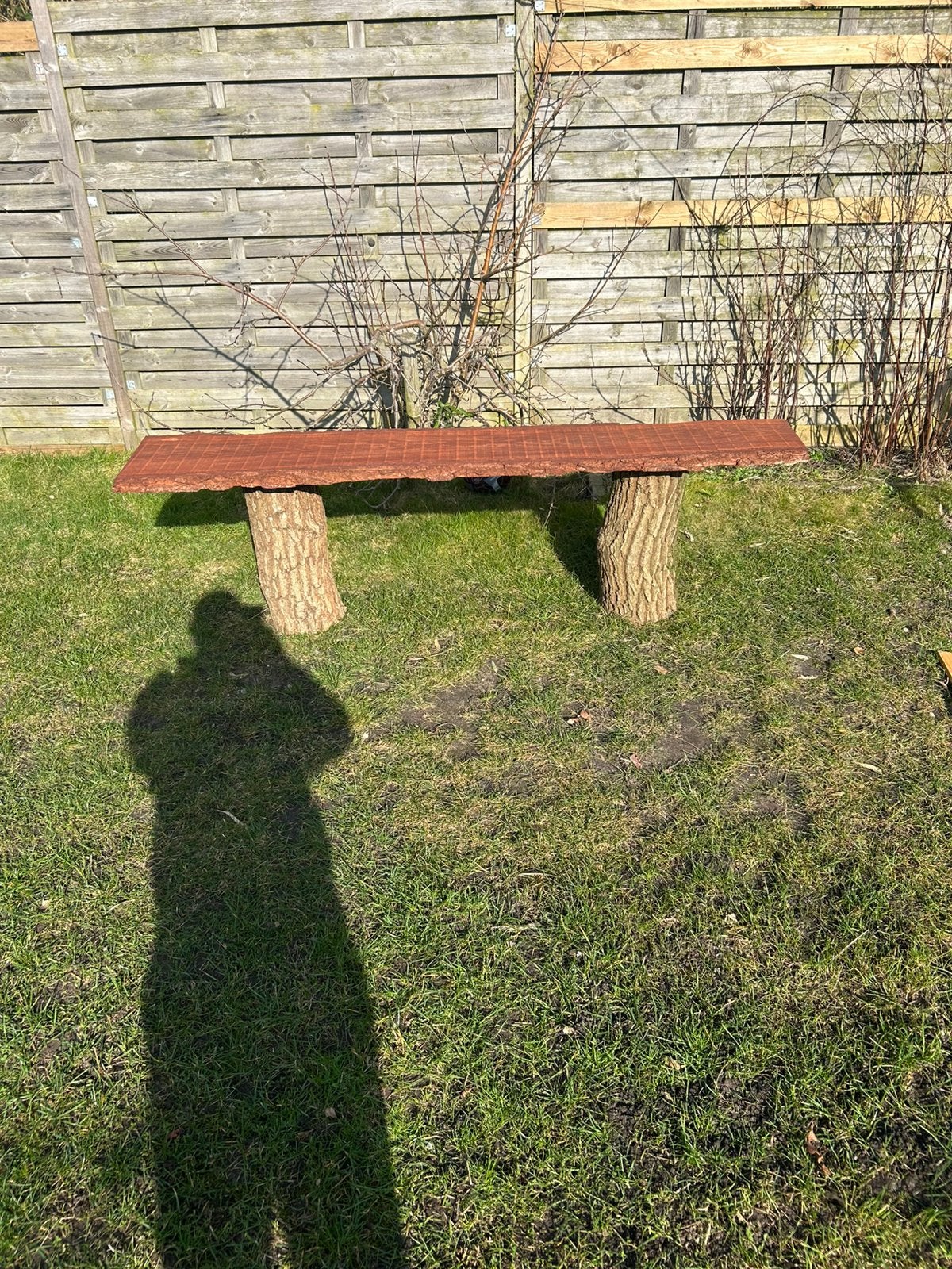 Tuinbank eikenhout nieuw, Ophalen, Zo goed als nieuw, Hout