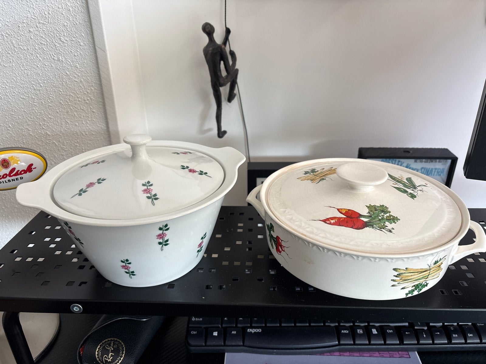 2 Vintage Dekschalen - Onbeschadigd, Ophalen of Verzenden