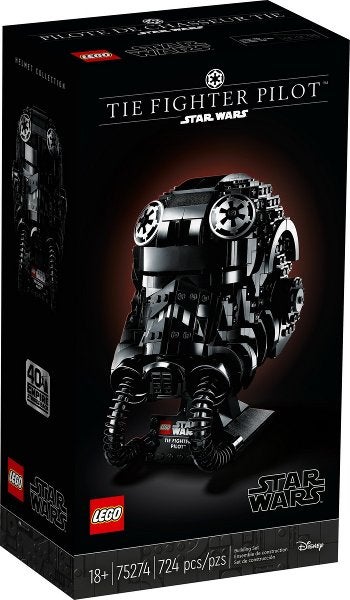 Lego Star Wars TIE Fighter Pilot Helmet nr 75274, Lego, Lego, Star Wars, Lego