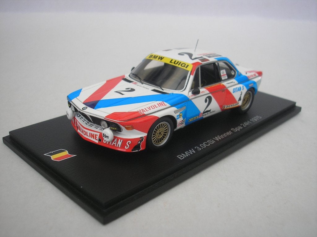 Bmw 3.0 CSi #2 24h Spa 1975 H. de Fierlant 1/43 Spark, Ophalen of Verzenden, Nieuw, Auto, Overige merken