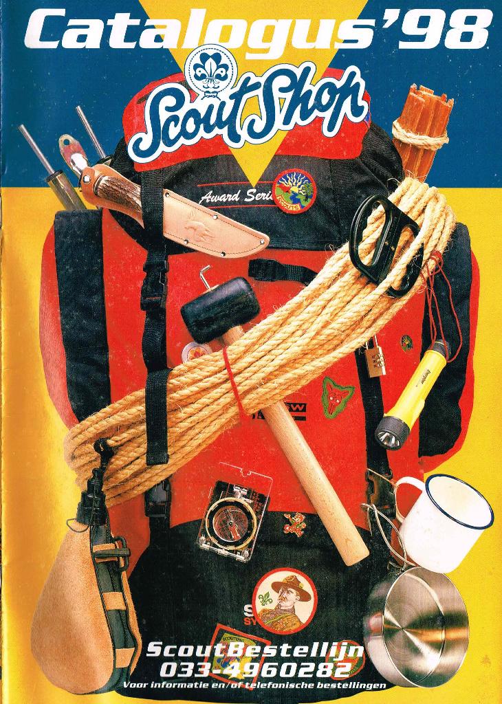 scouting Catalogus 1998 Scout-Shop, Verzamelen, Scouting, Ophalen of Verzenden, Zo goed als nieuw, Boek of Tijdschrift