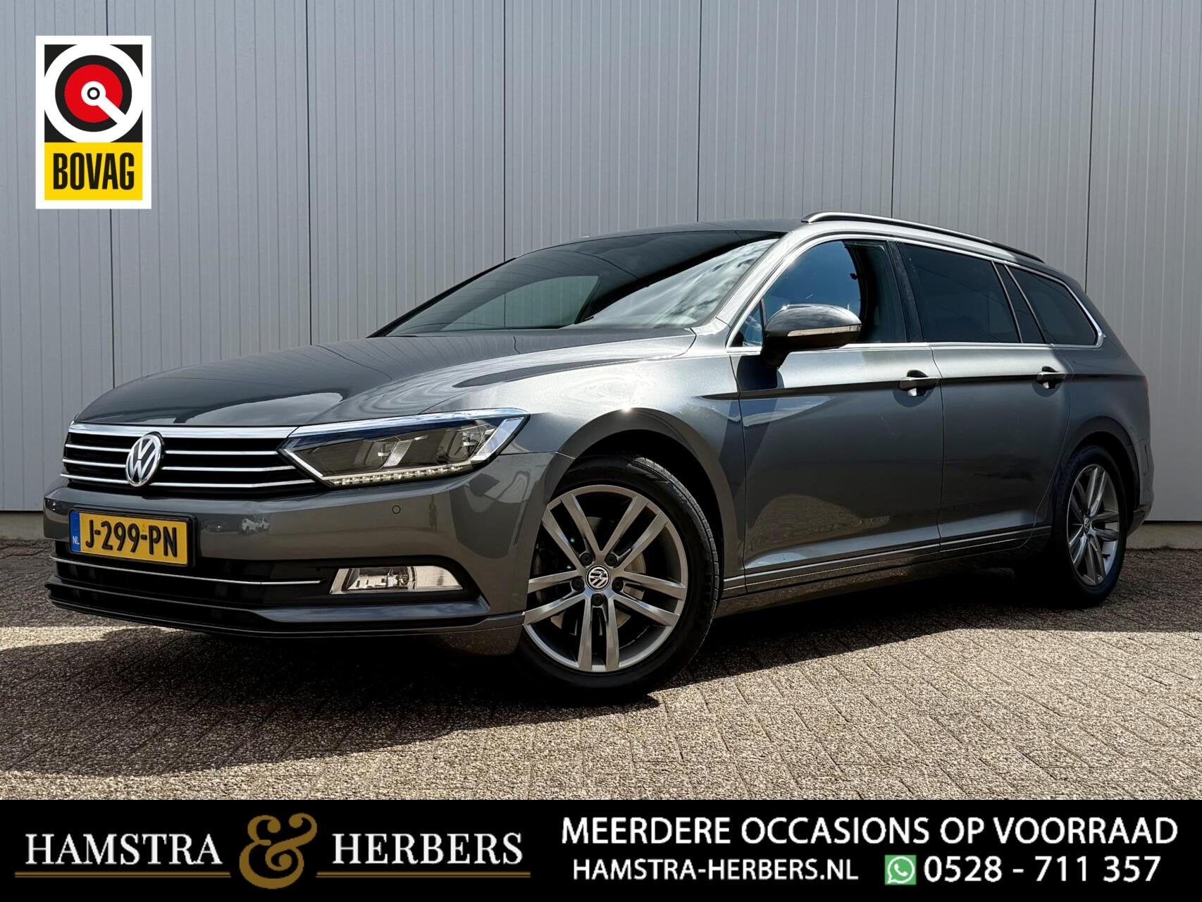 Volkswagen Passat Variant 1.4 TSI ACT R-line ACC Antraciet, Voorwielaandrijving, Gebruikt, Euro 6, 4 cilinders