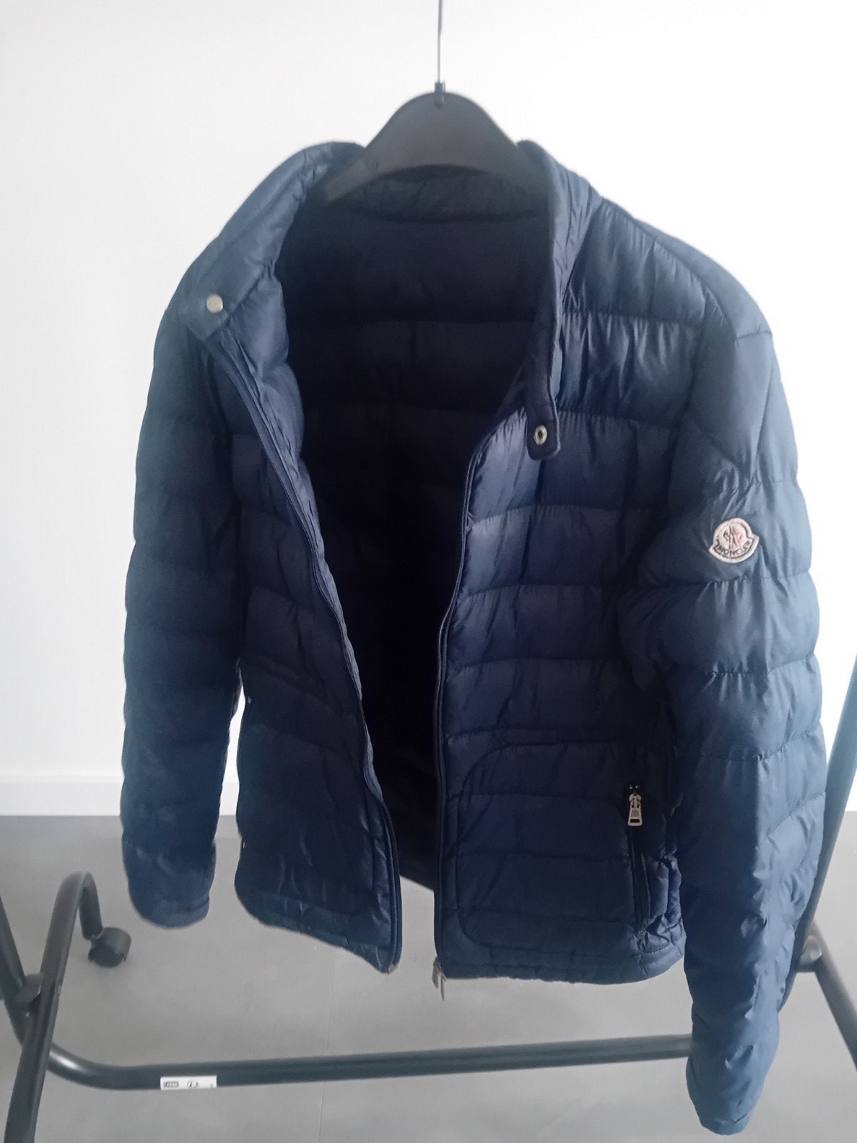 moncler jas donker blauw, Kleding | Heren, Jassen | Winter, Ophalen of Verzenden, Nieuw, Blauw