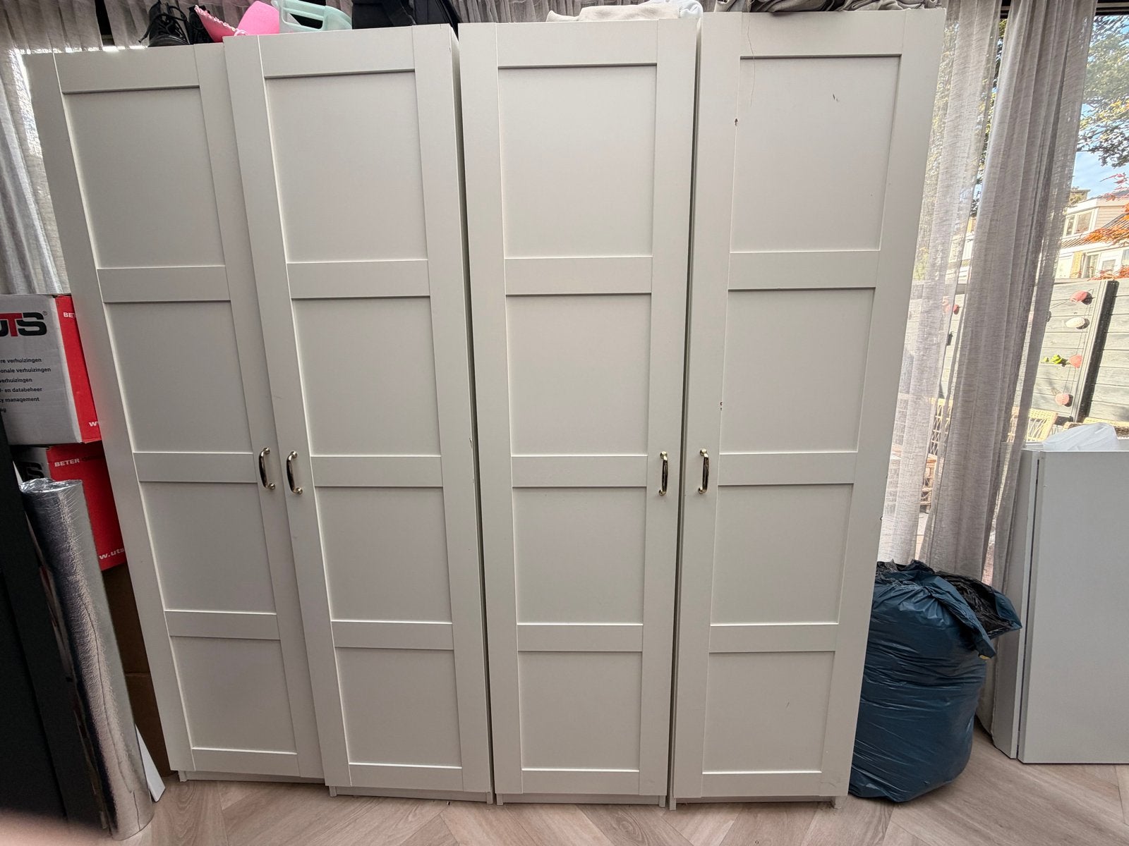 4x IKEA PAX kasten 201cm hoog, Huis en Inrichting, Ophalen, Gebruikt, 200 cm of meer, Met deur(en)