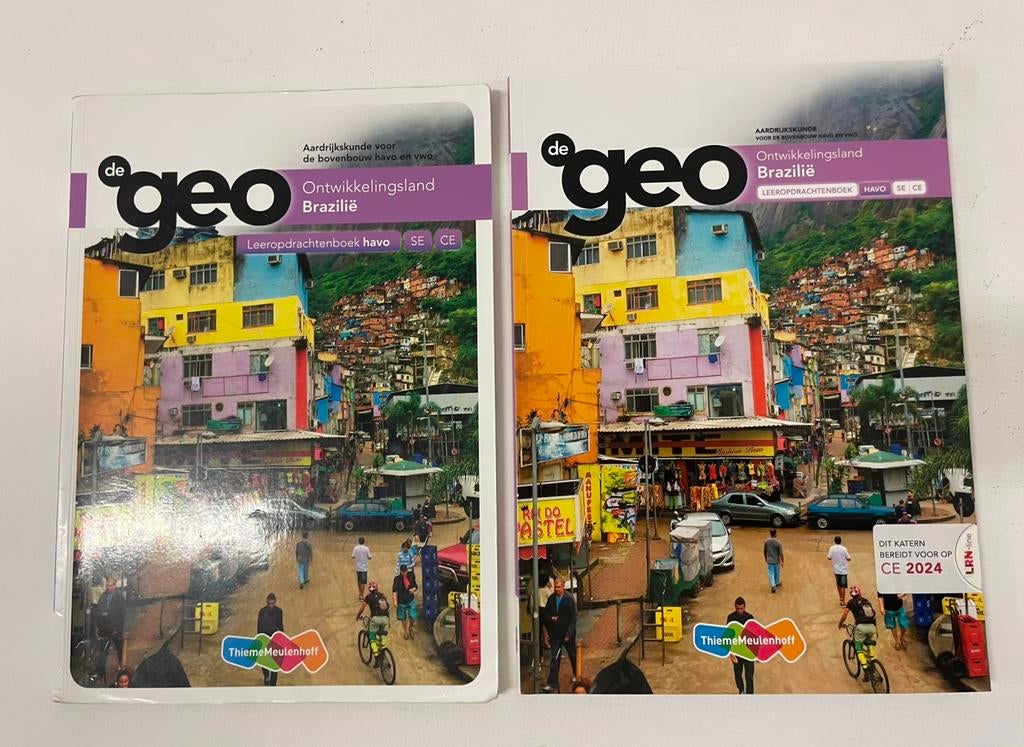 De Geo LRN-line (CE 2024) boek havo Brazilië, Ophalen, Zo goed als nieuw