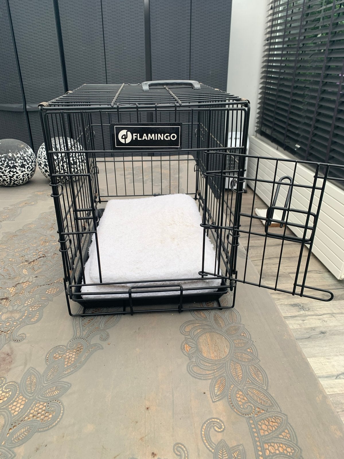 Puppy bench, Dieren en Toebehoren, Ophalen, Zo goed als nieuw