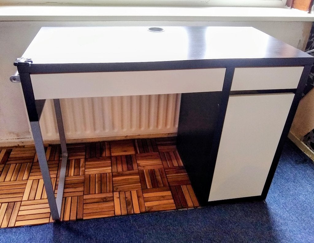 Bureau, Huis en Inrichting, Ophalen, Gebruikt, Spaanplaat of MDF, IKEA