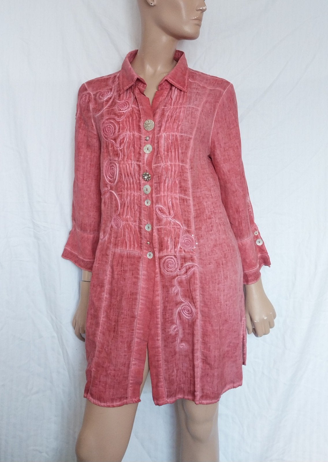 BOTTEGA LINNEN Blouse,  Maat L, Kleding | Dames, Ophalen of Verzenden, Zo goed als nieuw, Maat 42/44 (L), Roze