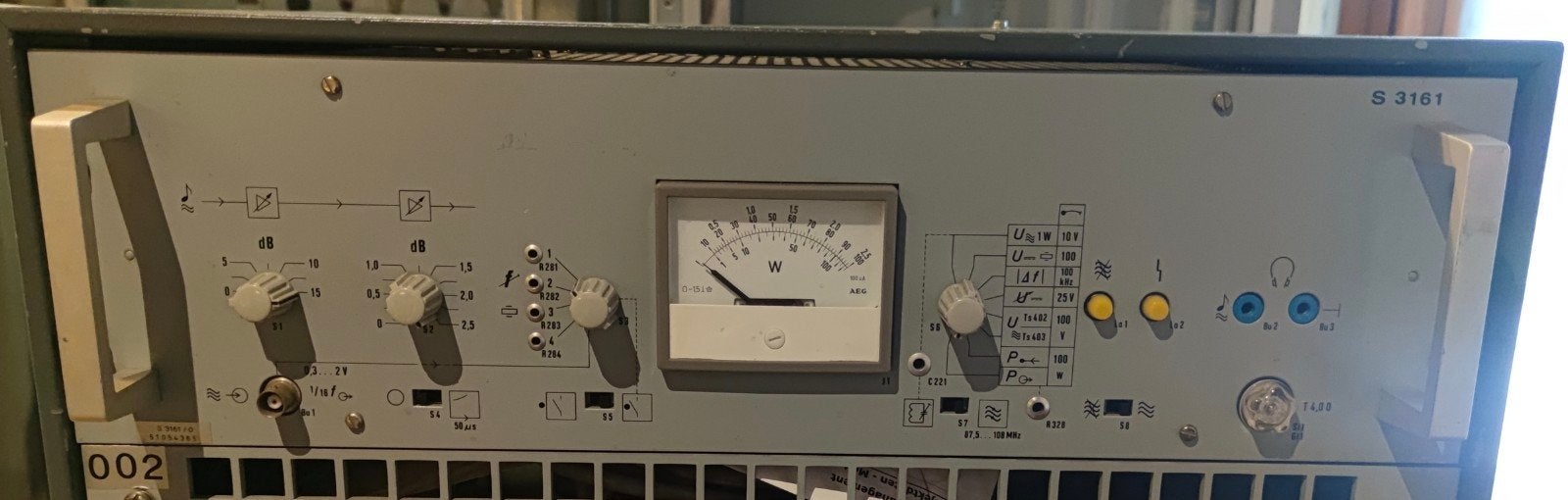 Telefunken S3161 FM zender, Ophalen