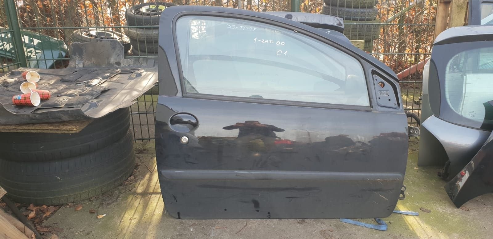 CITROËN C1 PORTIER RECHTS  BJ 2006 TOT 2012, Gebruikt, -, Deur, -
