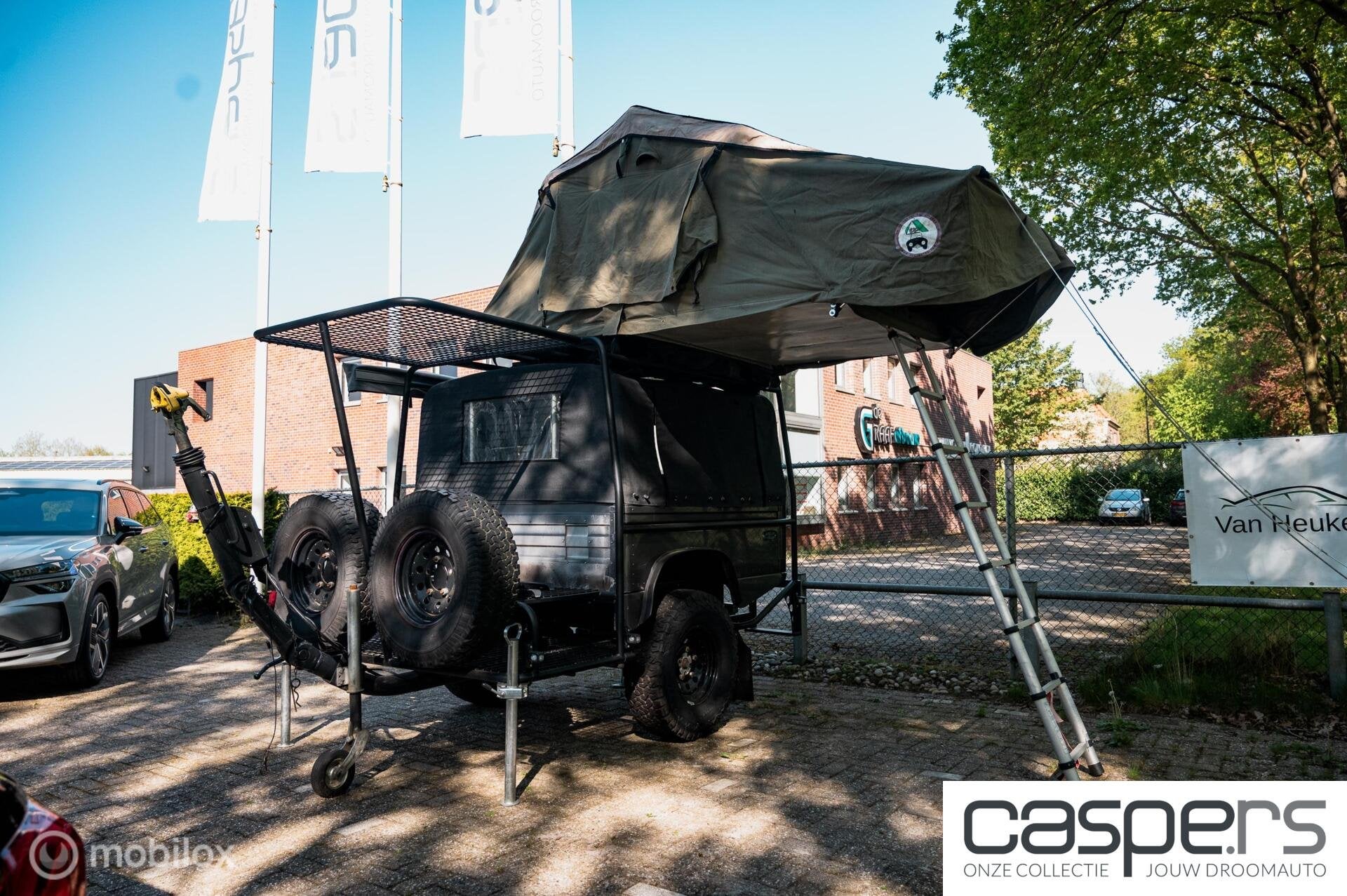 Land Rover Defender Camper Aanhangwagen- vakantie, Gebruikt, Overige carrosserieën, Zilver of Grijs, Defender