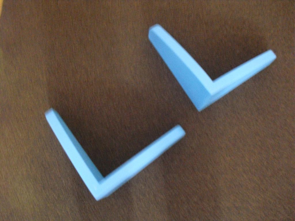 Boekensteun IKEA 2 stuks, blauw, Ophalen, Gebruikt