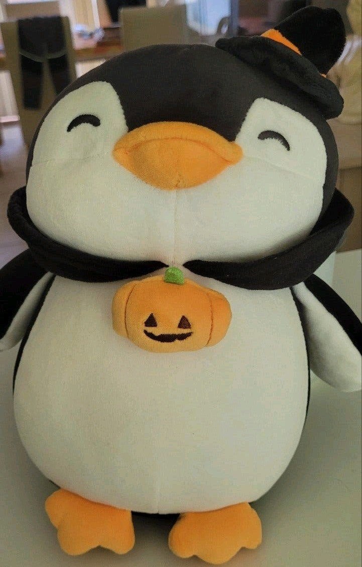 Miniso Pinguïn Halloween Knuffel, Ophalen, Pinguïn, Overige merken, Zo goed als nieuw