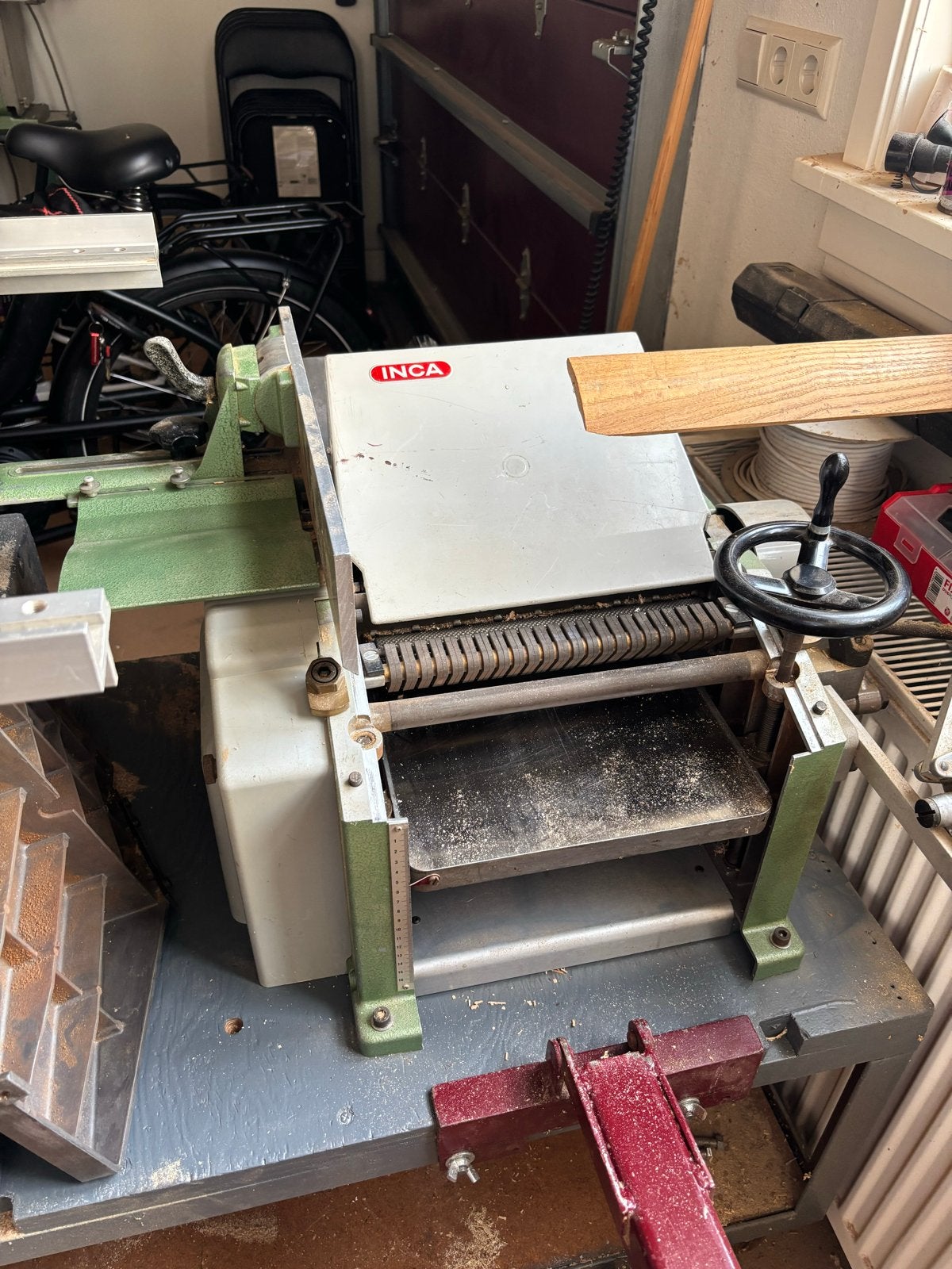INCA 343.190 Automatic Vlak- en Vandiktebank, Ophalen, Gebruikt