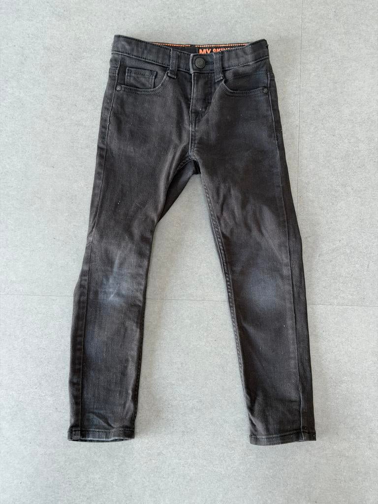 Hema My Skinny Fit Jeans Zwart Maat 110, Ophalen of Verzenden, Gebruikt, Jongen of Meisje, Broek