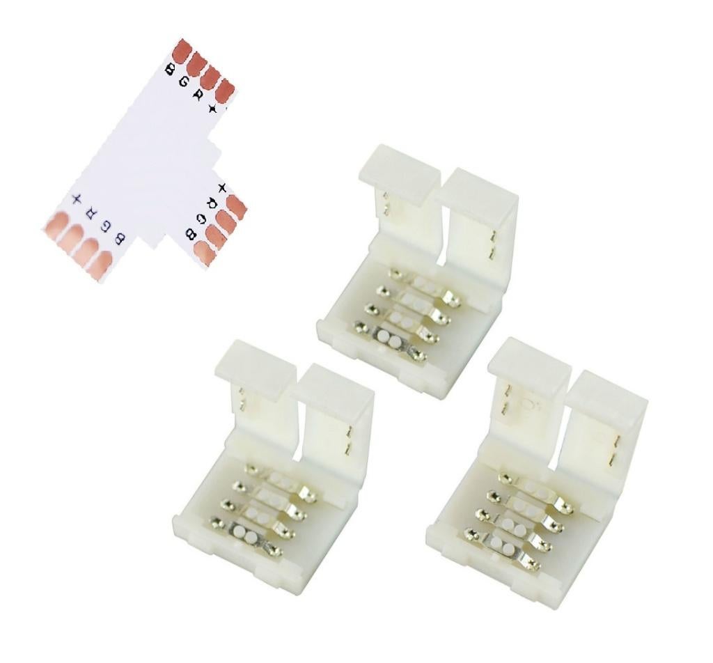 LedStrip T-Stuk Connector Kit (èn Gratis Bezorgd), Verzenden, Nieuw, Metaal of Aluminium, Led