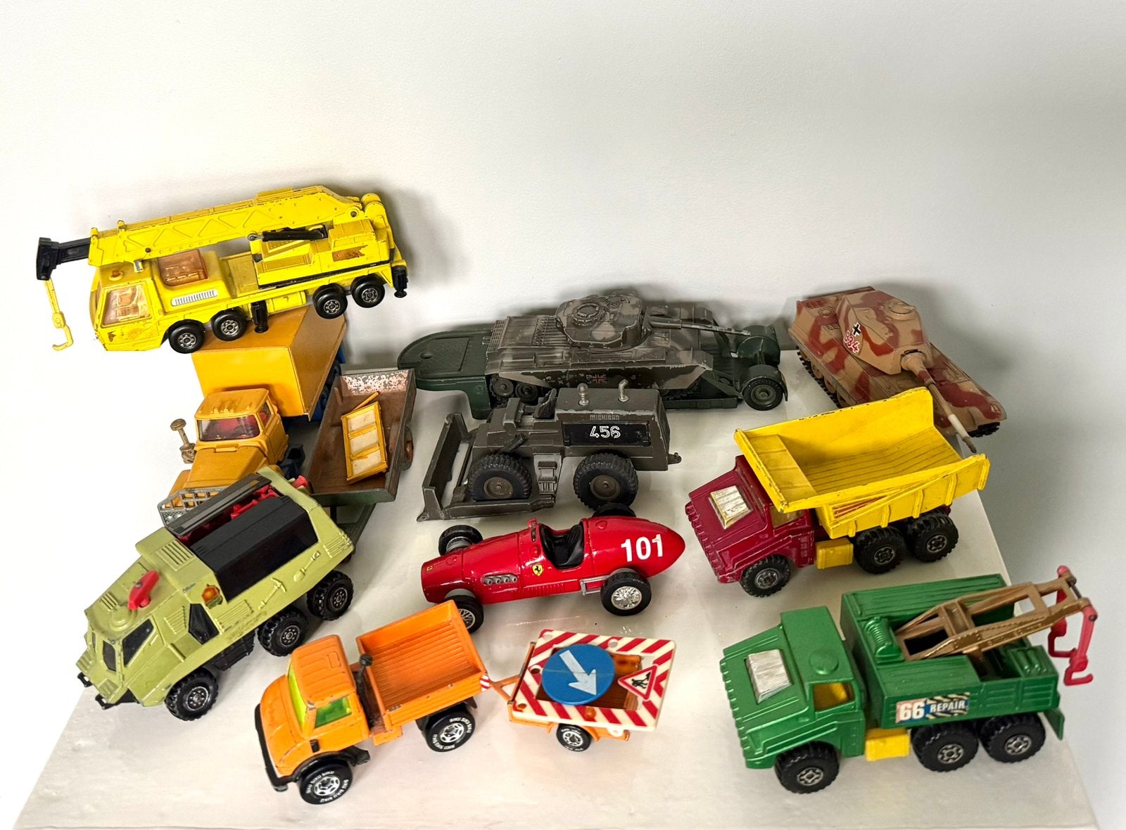 Kavel oude autootjes oa siku corgi matchbox, Verzenden, Gebruikt, Auto, Corgi