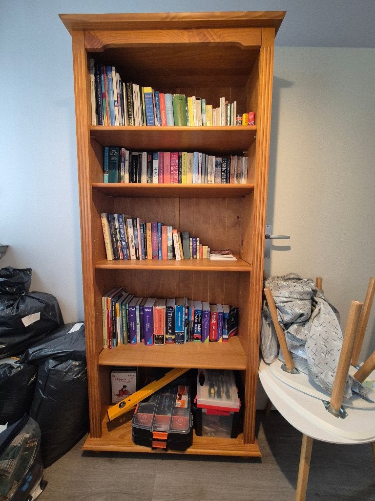 Houten Boekenkast, Huis en Inrichting, Ophalen, 50 tot 100 cm, Zo goed als nieuw, 150 tot 200 cm