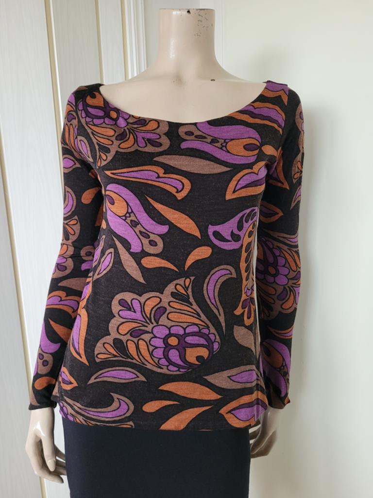 Marella longsleeve bloemen maat S/M, Overige kleuren, Ophalen of Verzenden, Zo goed als nieuw, Lange mouw